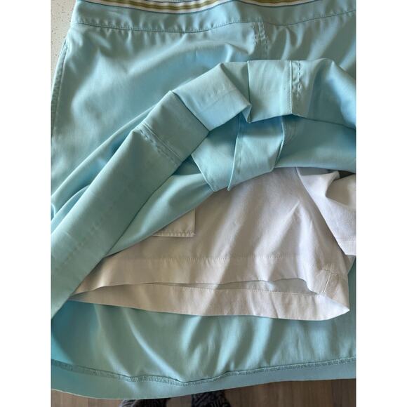 Greg Norman Teal Pocket Side Zip Golf Tennis Skort Women Size 8‎ - Picture 10 of 14